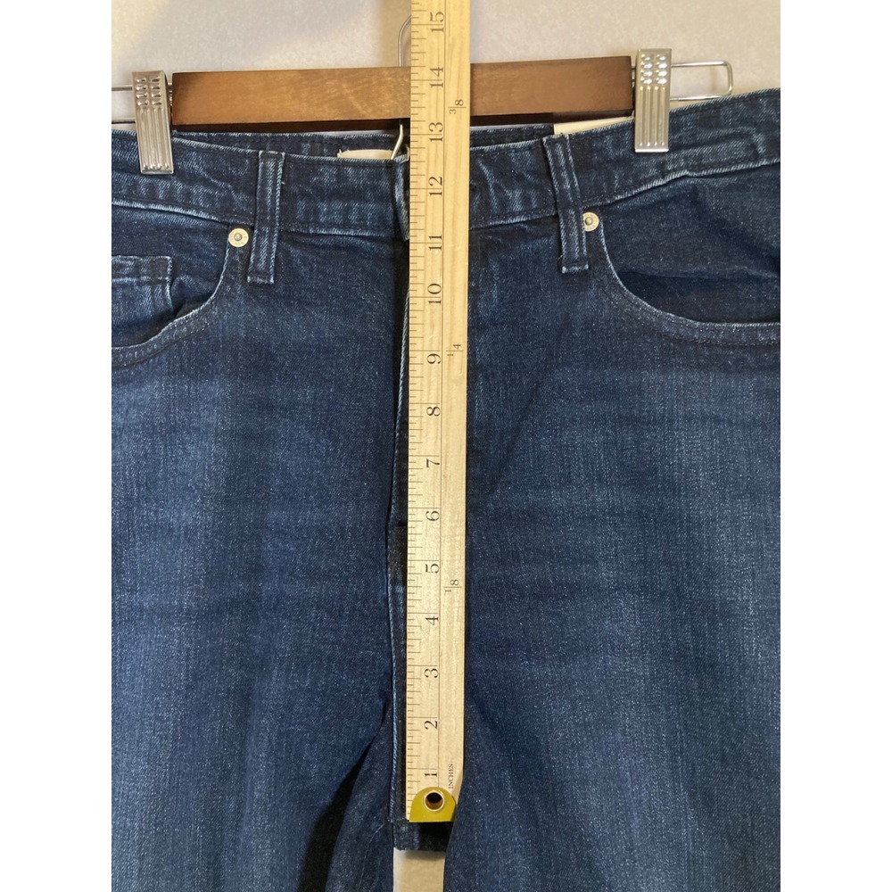 Classic A New Day Women 14/32R Dark Indigo High Rise Straight‎ Leg Stretch Jeans - Picture 5 of 14